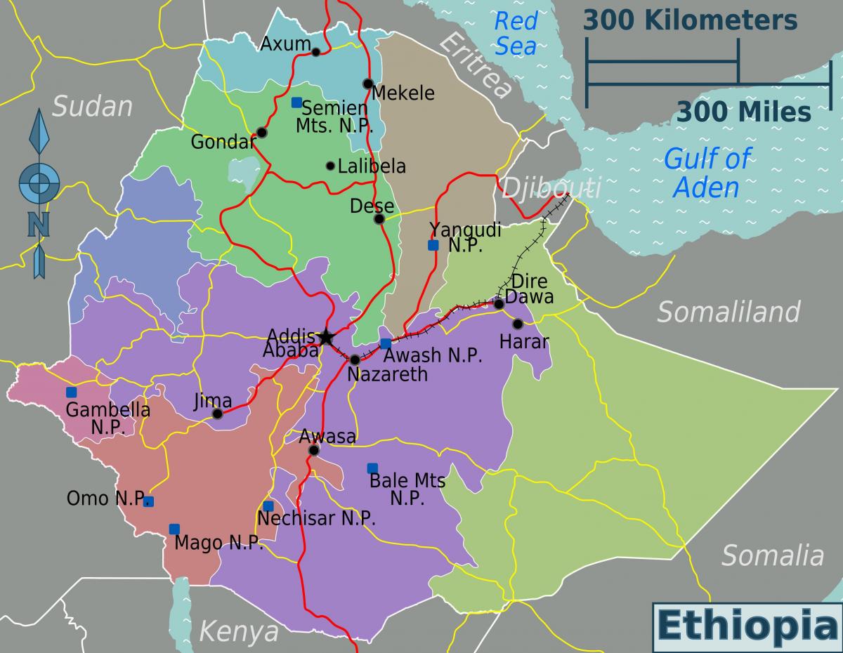 Этиоп газрын байршил