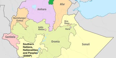 Этиопын tigray газрын зураг